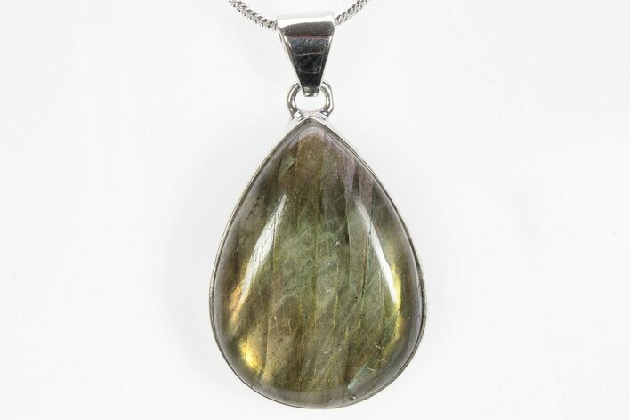 Brilliant, Labradorite Pendant (Necklace) - Sterling Silver #238610